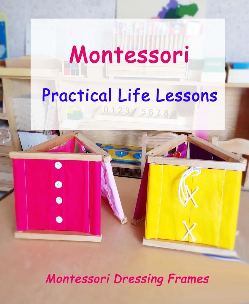 Montessori Practical Life-Dressing Frames Lessons