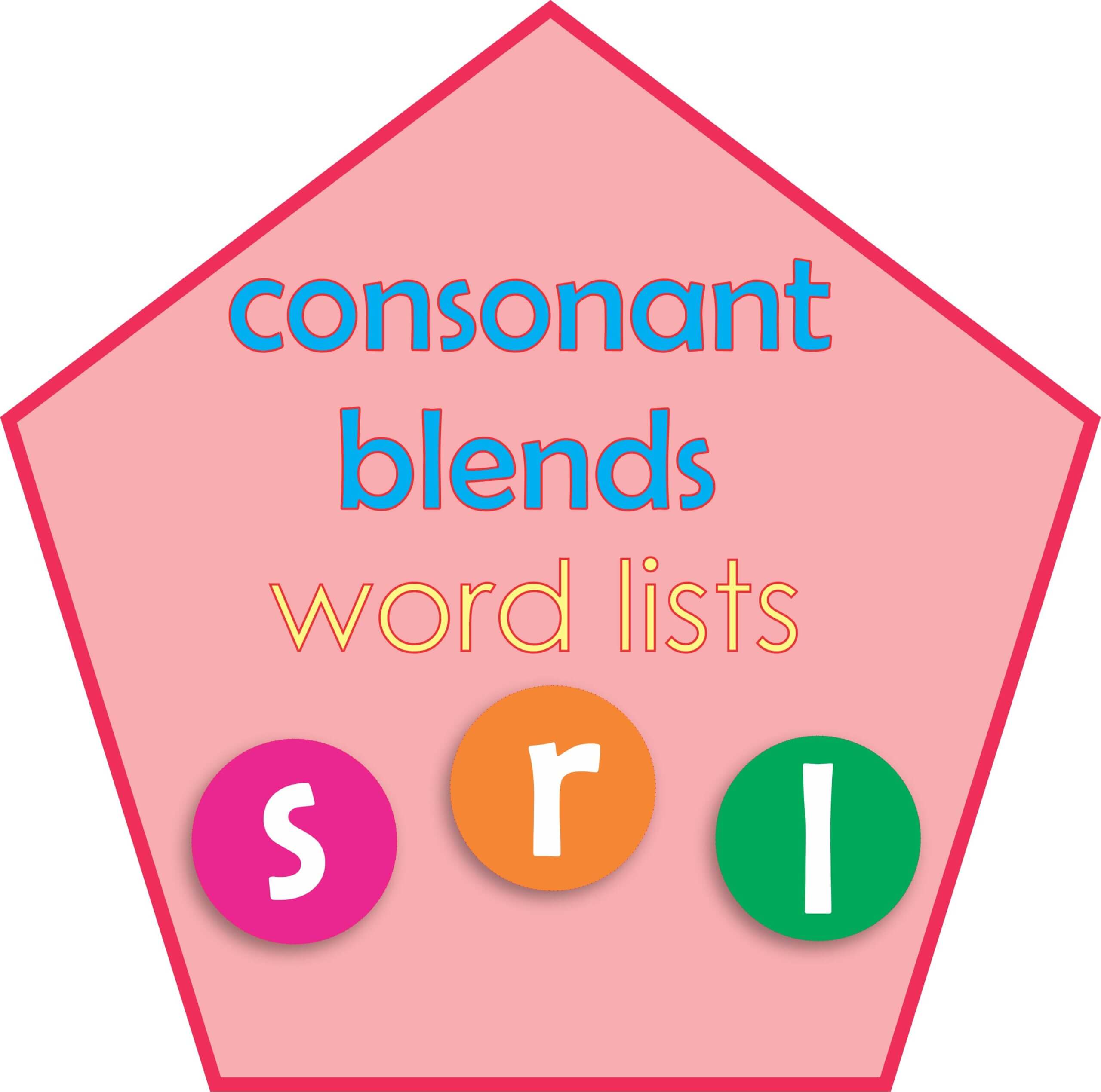 Consonant Blends Word List