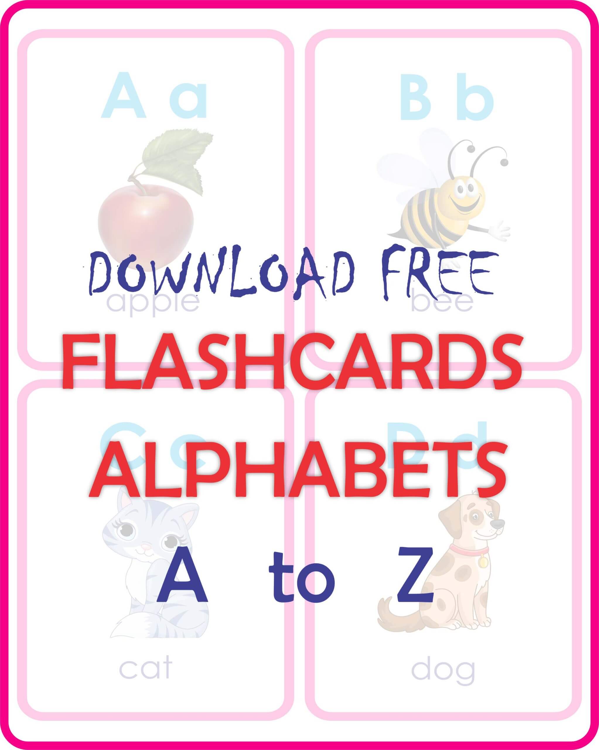 kids Flashcards Free download-English Alphabets.