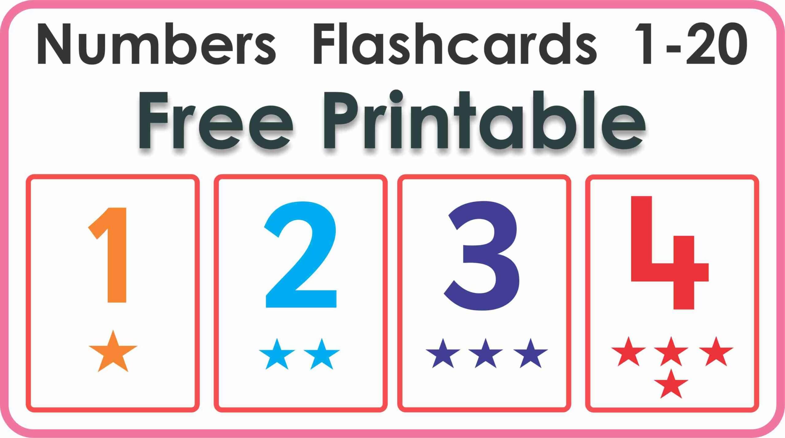 Number flashcards